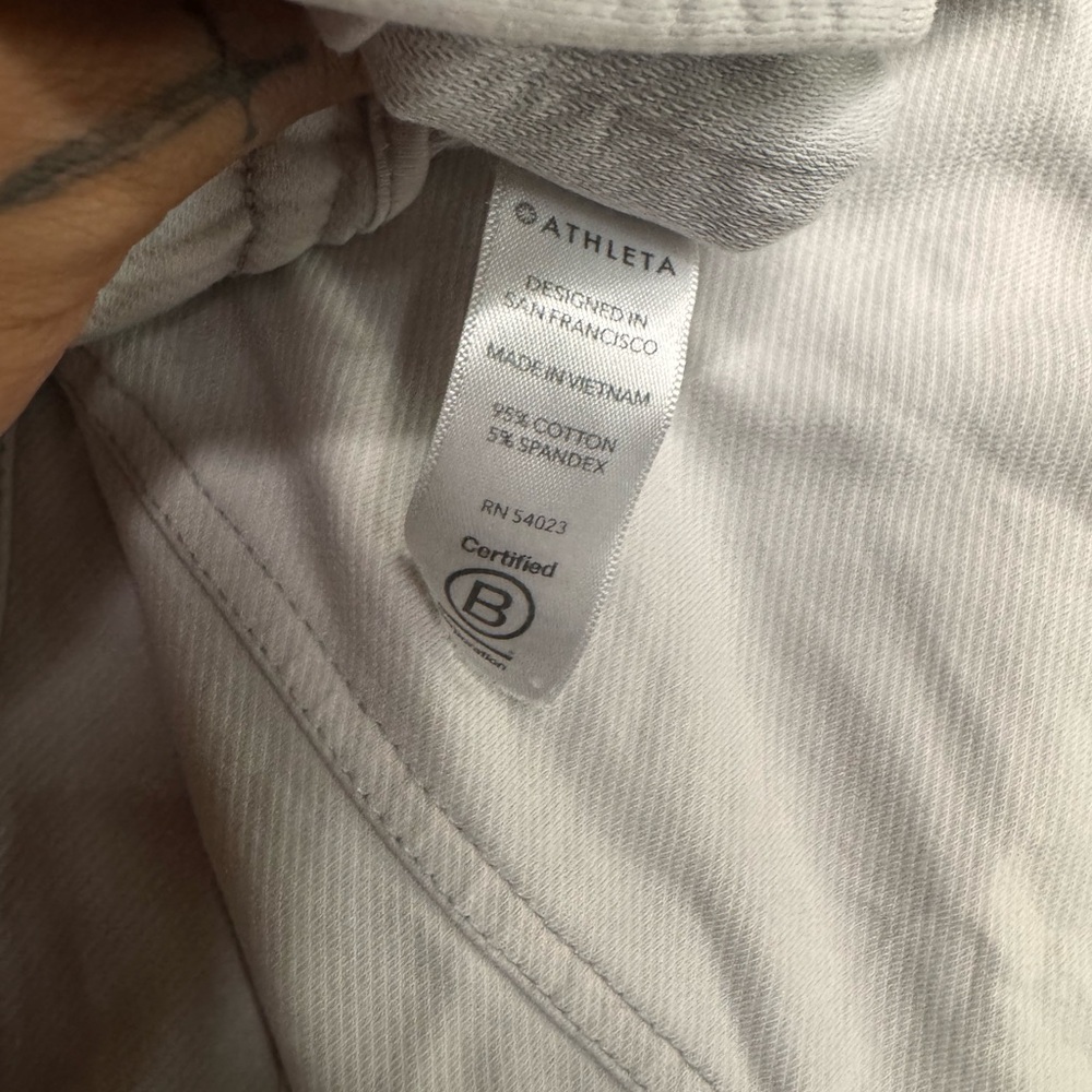 Athleta Women's Off-White Jogger Pants - Picture 4 of 5